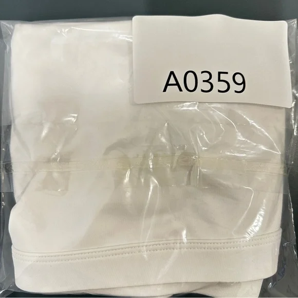 bcg White Racerback Sports Bra Moisture-Wicking Low Support Super Soft Large - Picture 5 of 5